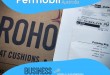 ภาพ หน้าปก กล่องใส่เบาะ ROHO, packing slip และชื่อ Permobil Australia / business with trusted