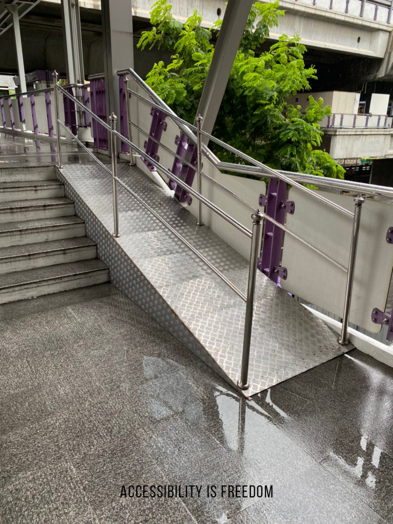 ภาพ ทางเชื่อม BTS ช่องนนทรี เข้าอาคารสาทรธานี