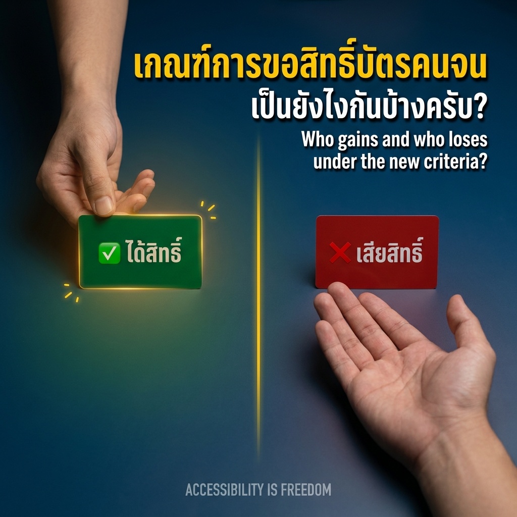 เกณฑ์บัตรคนจน 2569: ใครได้ ใครเสีย หลังเปลี่ยนจากครัวเรือนสู่รายบุคคล