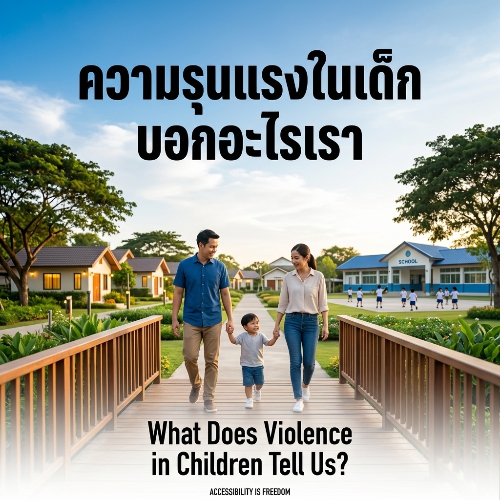 ความรุนแรงในเด็กบอกอะไรเรา