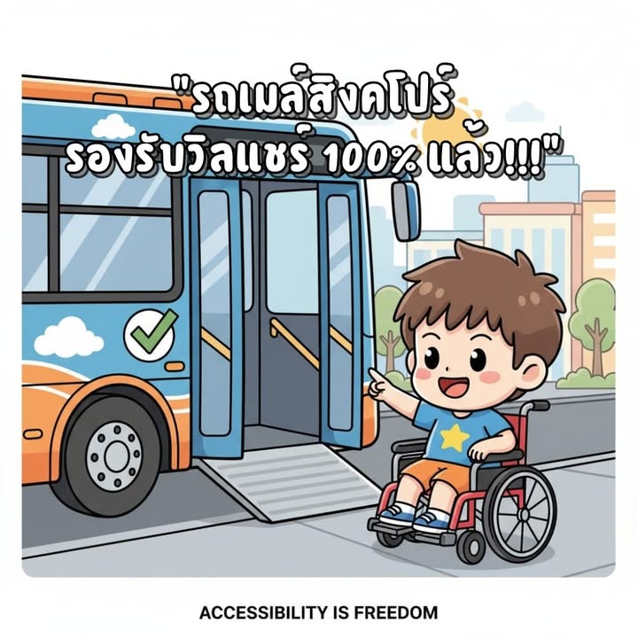 “สิงคโปร์ต้นแบบเมืองที่ทุกคนไปถึงได้: แรงบันดาลใจสู่ประเทศไทย”