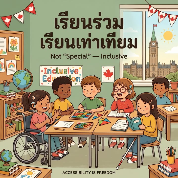 แคนาดาเพิ่มทุนการศึกษาให้นักศึกษาพิการ 40% – สะท้อนว่าการศึกษาเท่าเทียมคือสิทธิพื้นฐาน