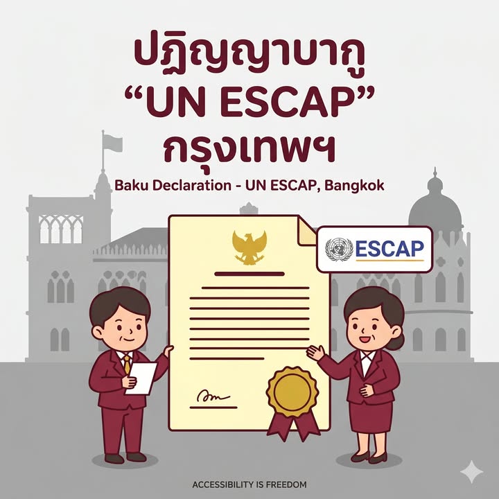 ครม.ไทยอนุมัติ ‘ปฏิญญาบากู’ ส่งเสริมงานคนพิการ