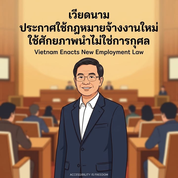 เวียดนามประกาศใช้กฎหมายจ้างงานใหม่ มันต้องอย่างนี้สิ!!!