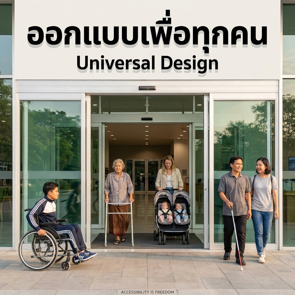 ดีไซน์ที่ออกแบบเพื่อ ‘ทุกคน’ — ไม่ใช่แค่คนส่วนใหญ่