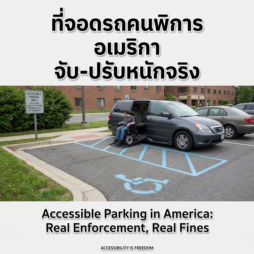 Parking for People with Disabilities in the US: Real Enforcement, Real Fines
